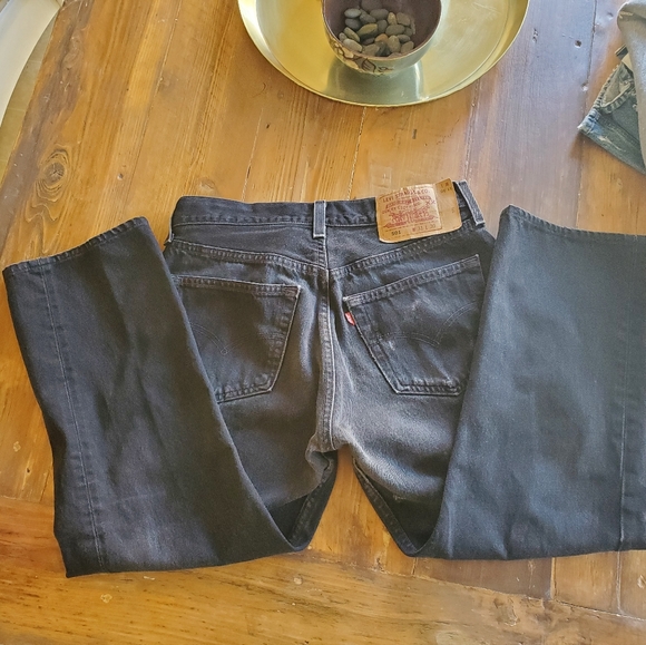 VINTAGE Levi's 501 Button Fly Jeans - Picture 6 of 15